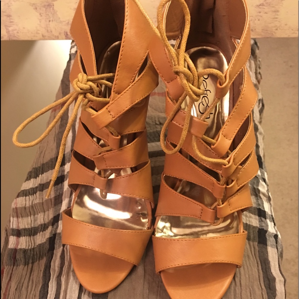 Lace up heels